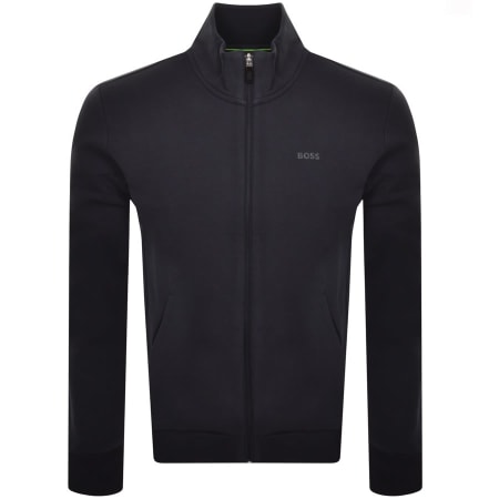 BOSS Skaz Full Zip Sweatshirt Navy | Mainline Menswear us